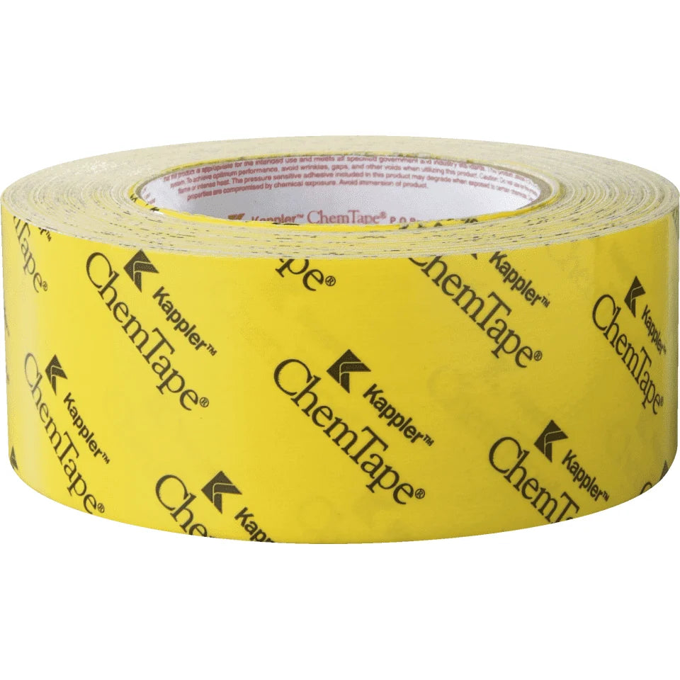 Kappler ChemTape® | Chemical & Biological Hazard Sealing Tape | 2" x 60 Yards (High-Visibility Yellow)