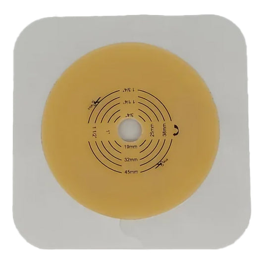 Safe N Simple 2- Piece Wafer Extended Wear with Tape Collar White 57mm 2 1/4" Flange Cut to Fit (40 Count)