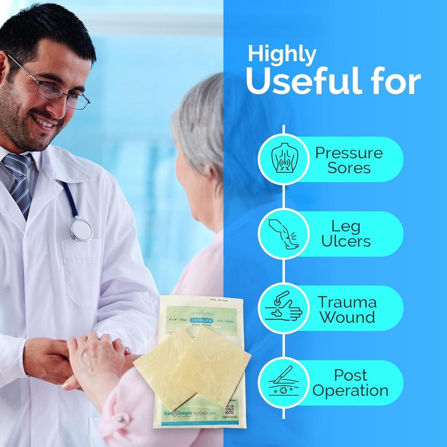 Safe N Simple Simpurity Collagen Wound Dressing