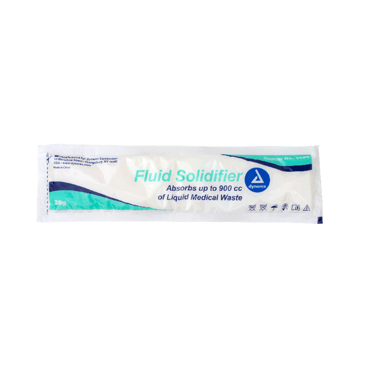 Dynarex Fluid Solidifier, 28g Pouch, 200pcs/case (200 Count)