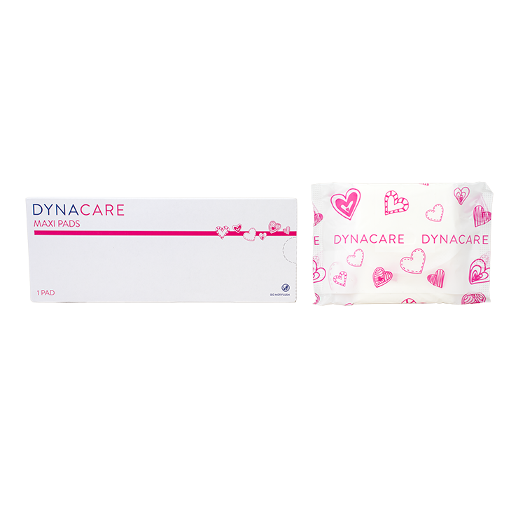 Dynacare Maxi Pads, #8 box, 250/case (250 Count)