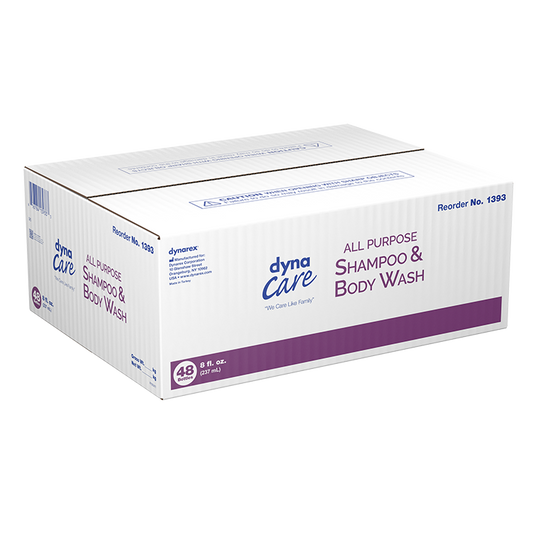 DynaCare All Purpose Shampoo and Body Wash, 8 oz. 48bot/case (48 Count)