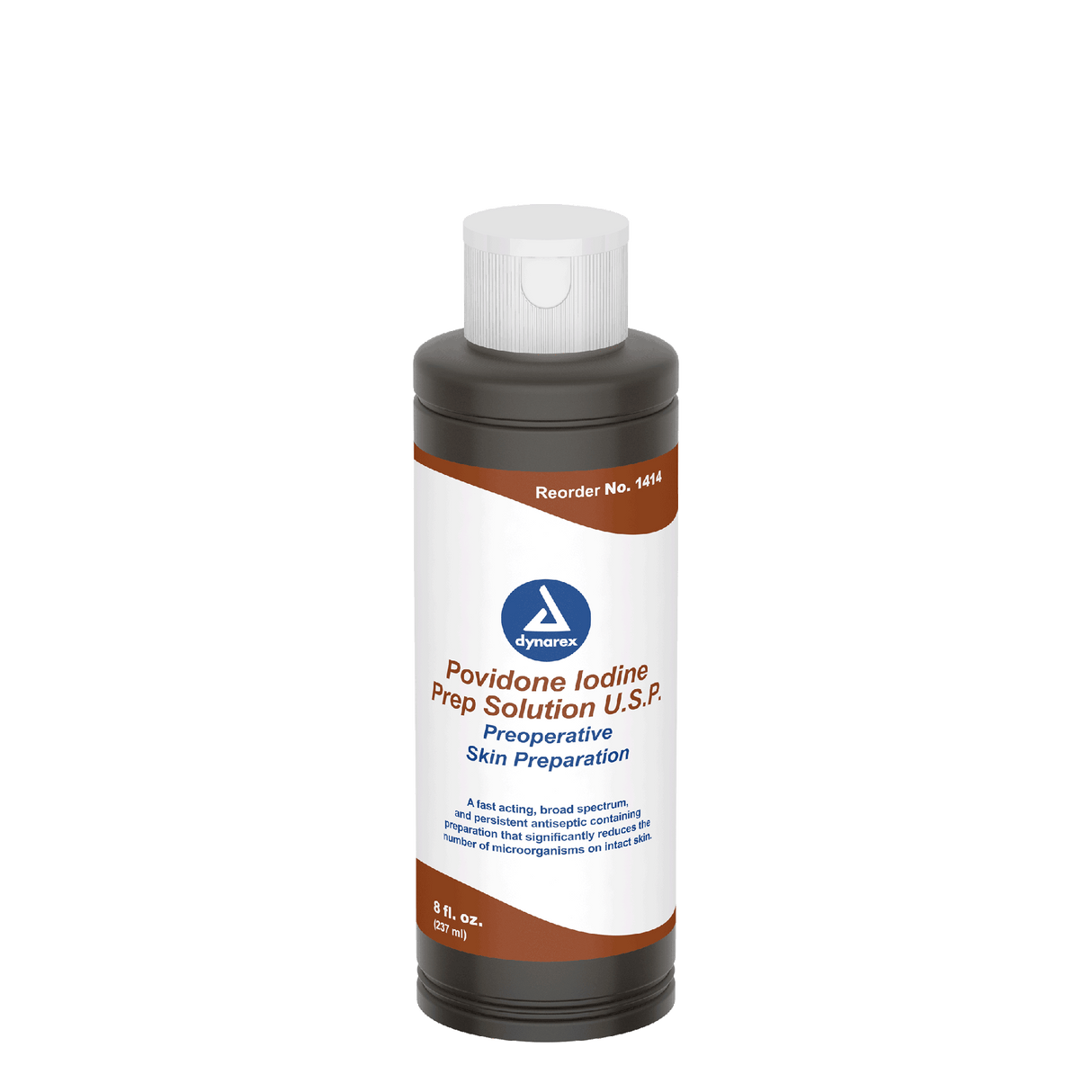 Dynarex Povidone Iodine Prep Solution Bottle