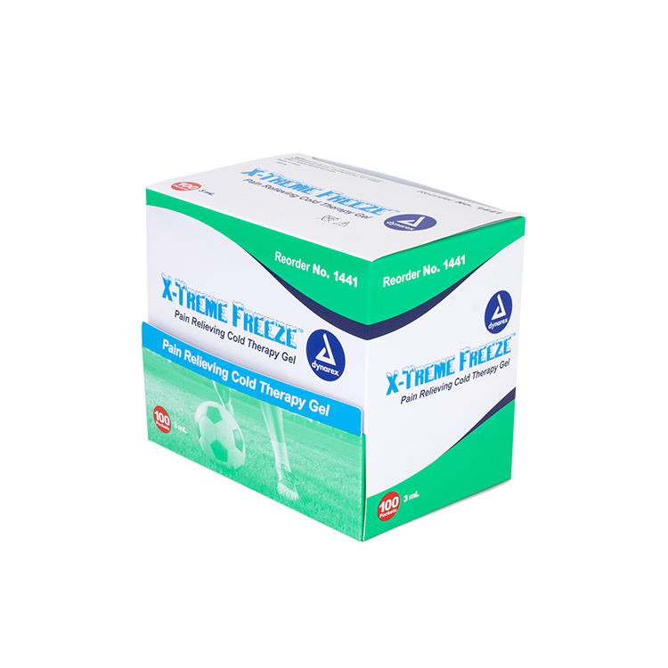 Dynarex X-Treme Freeze, 3 mL Packet, 100ea/bx, 2bxs/case (200 Count)