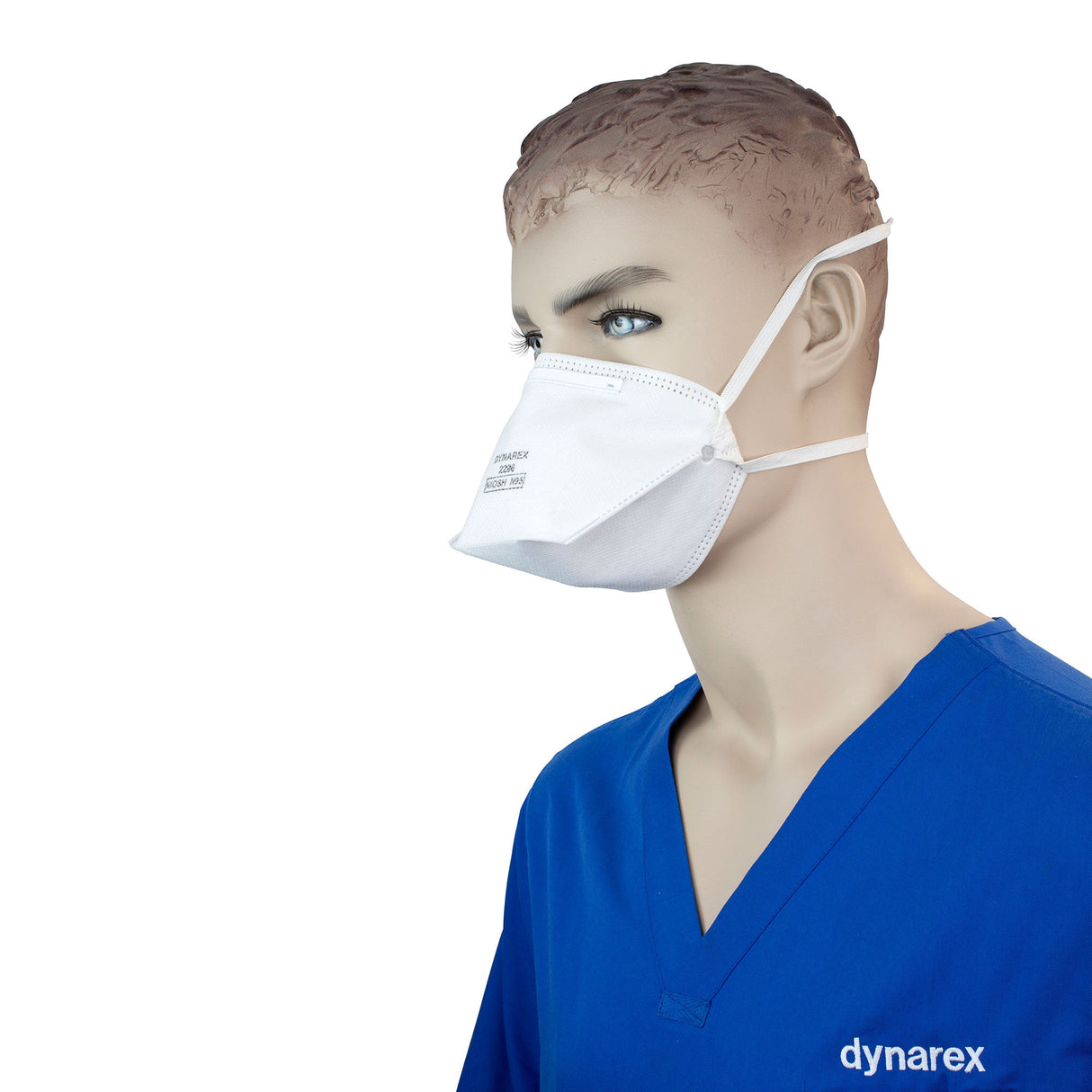 Dynarex N95 Particulate Respirator Mask, Flat 20ea/bx, 12bx/cs (240 Count)
