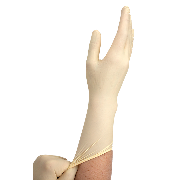 Dynarex Sterile Latex Surgical Gloves, 4 Mil Thick, Powder-Free, 50prs/bx, 4bxs/cs (200 Count)