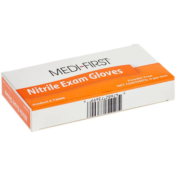 Disposable Nitrile Gloves, Pair Unitized