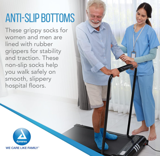 Dynarex Single Sided Slipper Socks - 48pairs/case (48 Pairs)