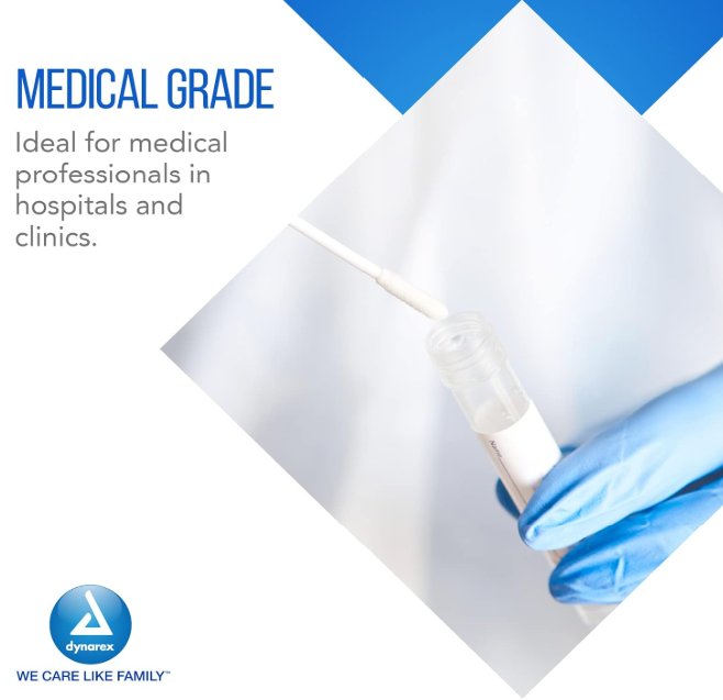 Dynarex Alcohol Swabsticks, 4", 1 Swabstick per Packet, 10bxs/case (500 Count)