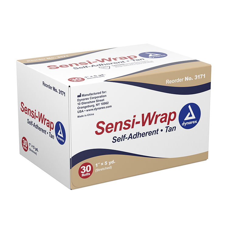 Dynarex Sensi Wrap, Self-Adherent, Tan