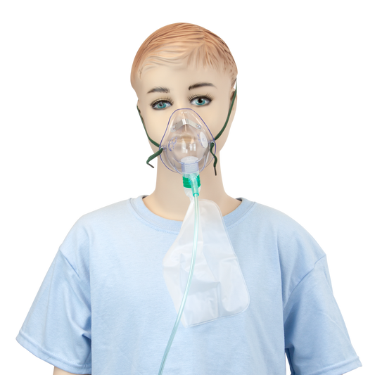 Dynarex Resp-O2 Non-Rebreather Elongated Mask (50 Count)