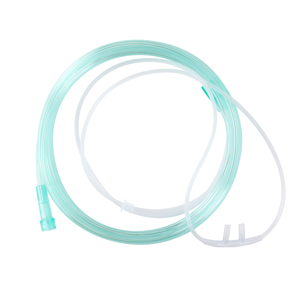 Dynarex Resp-O2 Nasal Oxygen Cannulas with Standard Tips - Adult, 21' Standard Connector (25 Count)