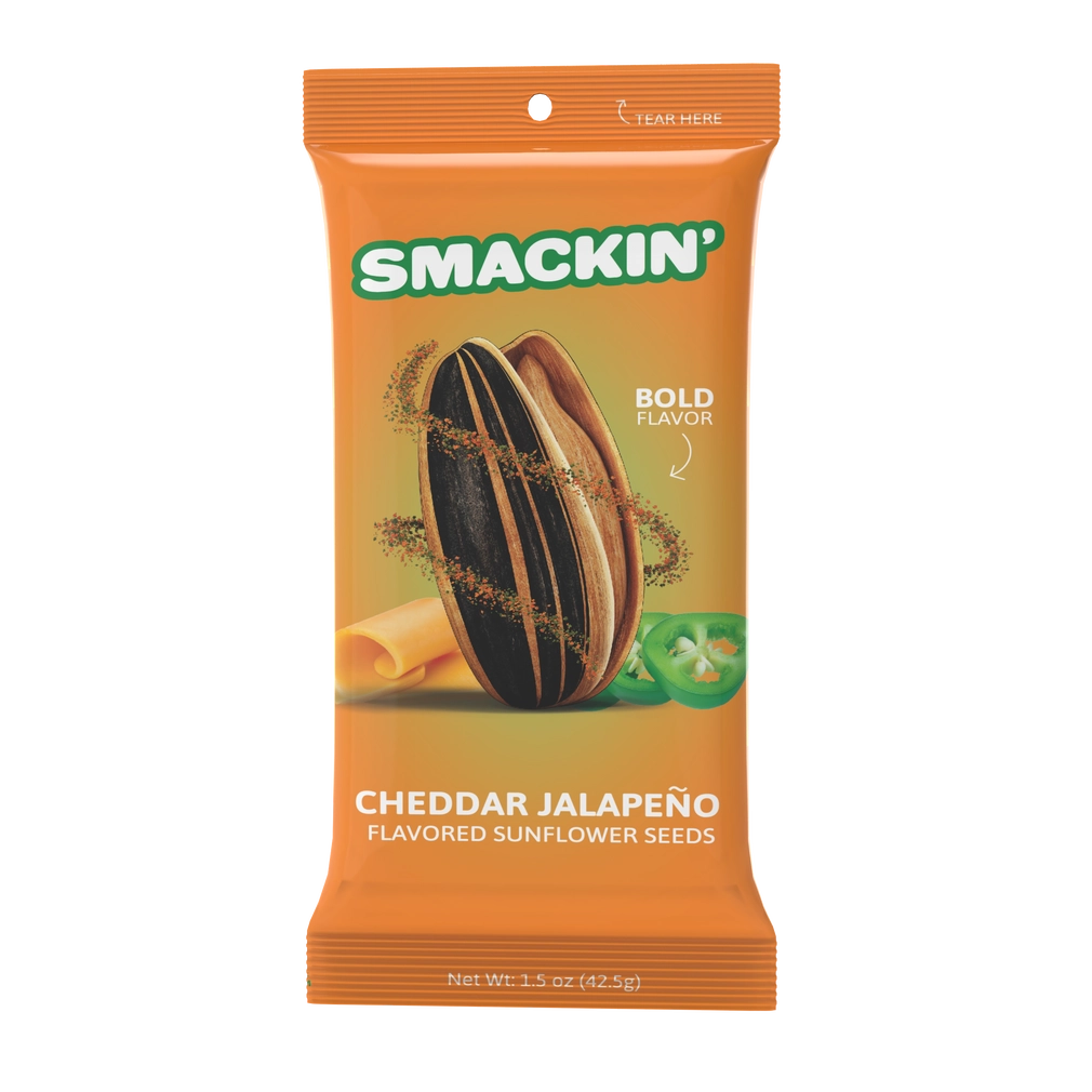 SMACKIN' Sunflower Seeds case of 7 (1.5 oz)