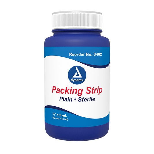 Dynarex Packing Strips Plain - Sterile, 12ea/cs (12 Count)