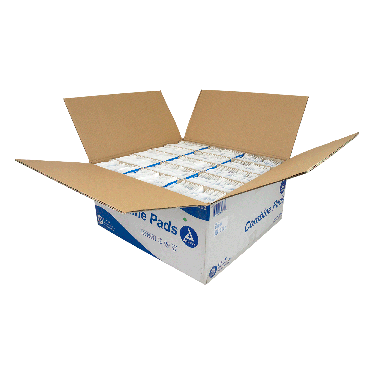 Dynarex Combine Pads 1/pouch - Sterile, 8" x 10" 24ea/bx, 15bxs/cs (360 Count)