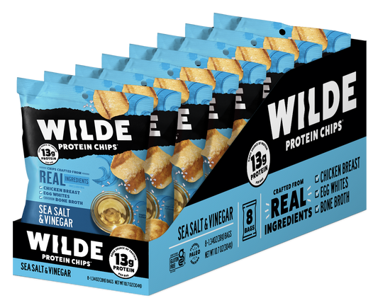 Wilde Salt & Vinegar Protein Chips