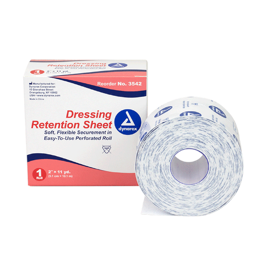 Dynarex Dressing Retention Sheet - Latex Free, 5ea/cs (5 Count)