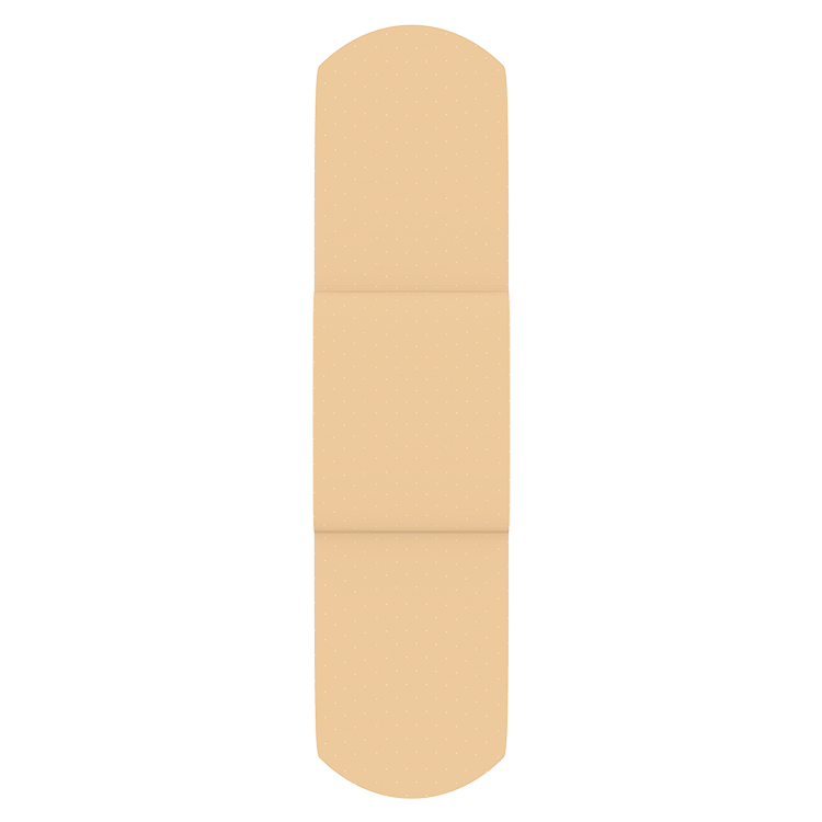 Dynarex Sheer Plastic Adhesive Bandages Sterile, 3/4" x 3" (5000 Count)