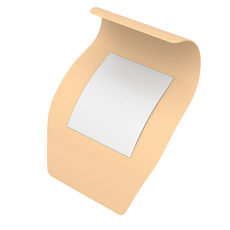 Dynarex Sheer Plastic Adhesive Bandages - Sterile, 2" x 4 1/2" - 50ea/bx, 24bxs/cs (1200 Count)