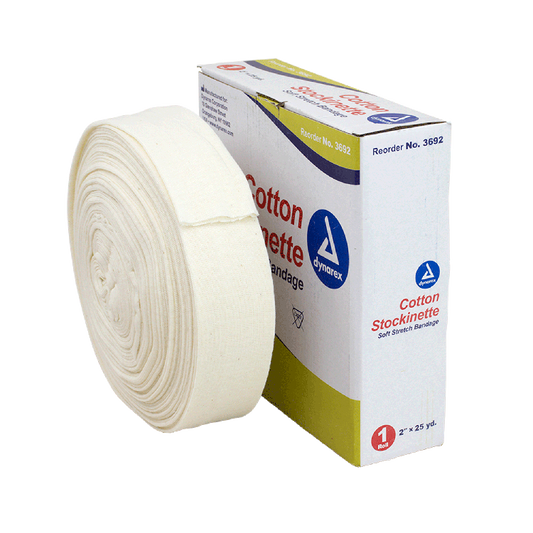 Dynarex Cotton Stockinette, 4 Rolls/cs (4 Count)
