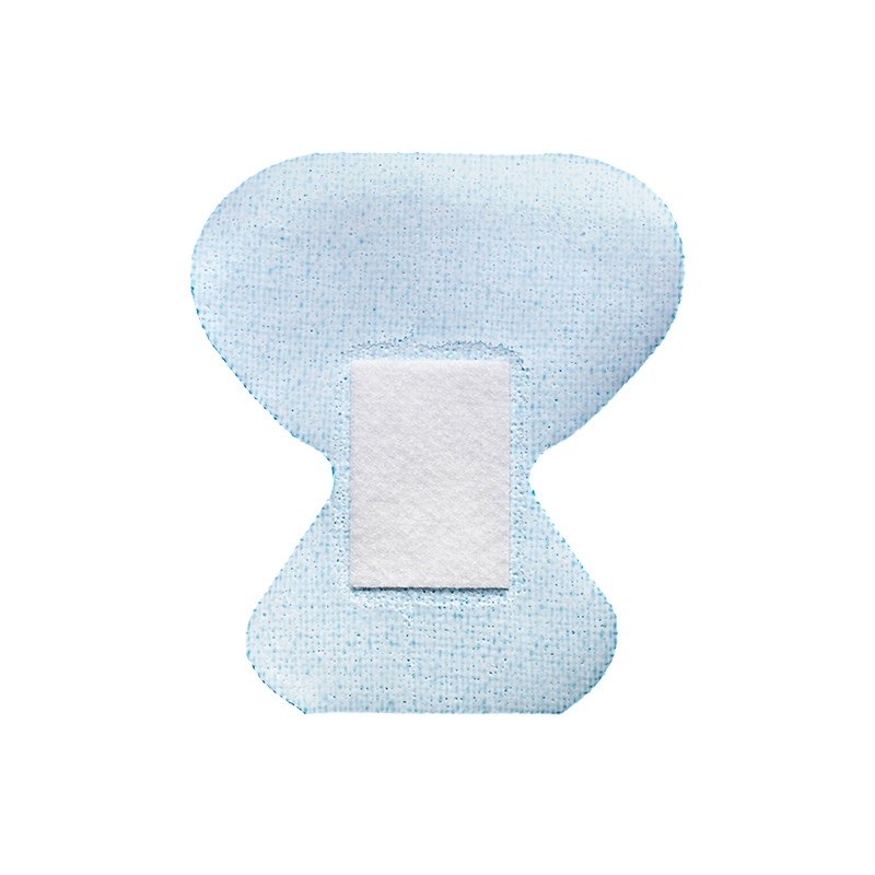 Dynarex Blue Metal Detectable Woven Bandage Fingertip - 10ea/bx, 50bxs/cs (500 Count)