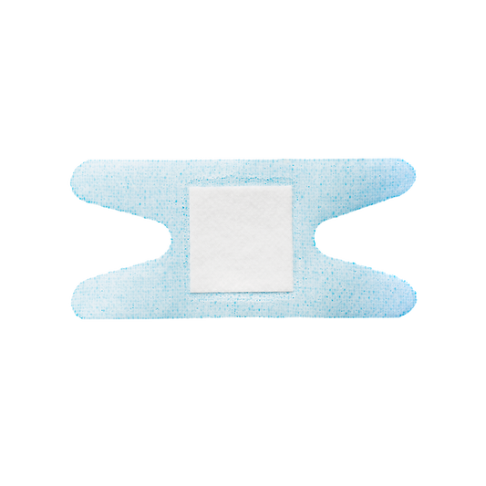 Dynarex Blue Metal Detectable Woven Bandage - Knuckle - 50ea/bx, 50bxs/cs (2500 Count)