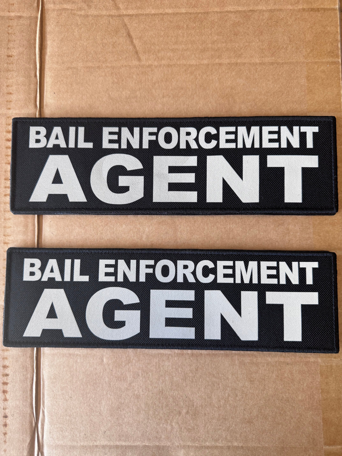 BAIL ENFORCEMENT AGENT Patches (3” x 10”) Hook and Loop