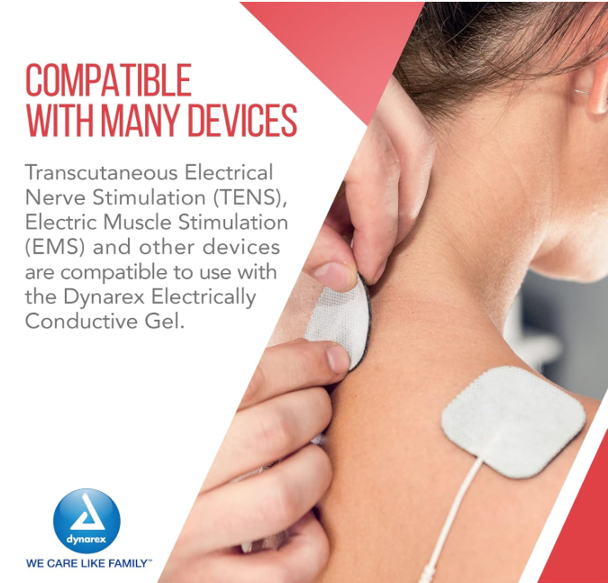 Dynarex Electrically Conductive Gel (ECG), 8.5 oz. Bottle, 12/case (12 Count)