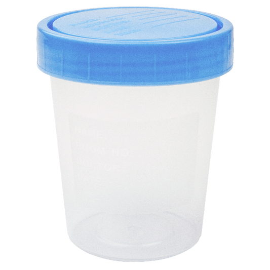 Dynarex Specimen Containers, 4 oz. Non-Sterile, Bulk (500 Count)