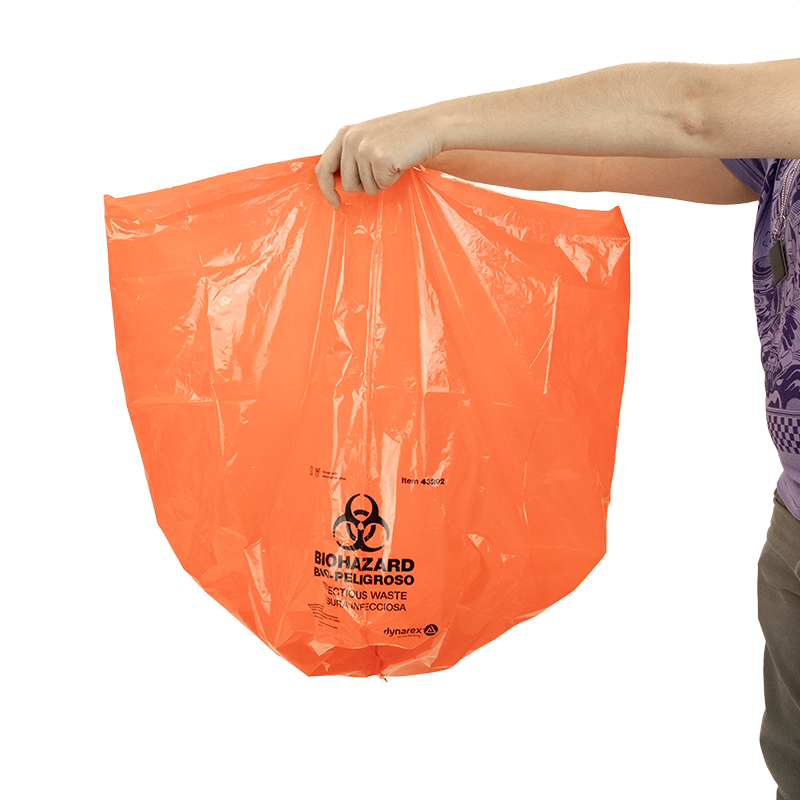Dynarex Biohazard Bags, 36” x 30” (200 Count)
