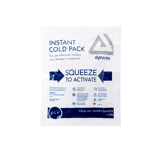Dynarex Instant Cold Pack, 4" x 5" (72 Count)