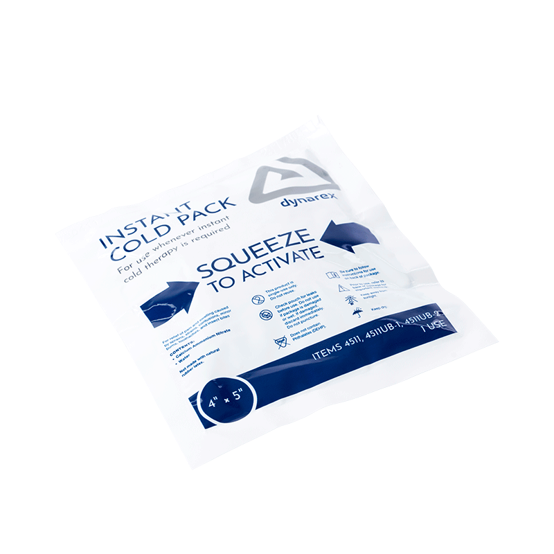 Dynarex Instant Cold Pack, 4" x 5" (72 Count)