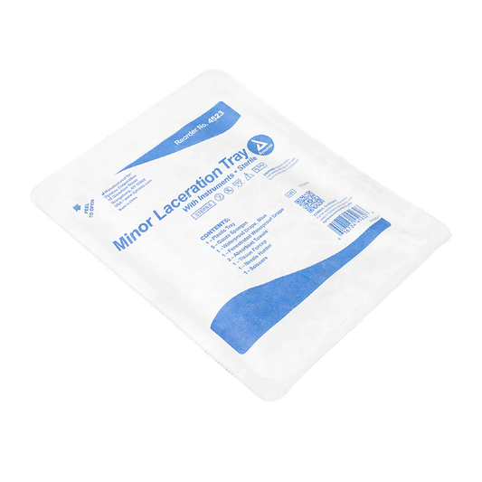 Dynarex Minor Laceration Tray w/ Instruments (20 Count)