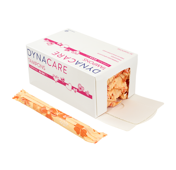 Dynarex Super Plus Tampons Cardboard Applicator, 12-15gr absorbency, 20ea/bx, 10bxs/case (200 Count)