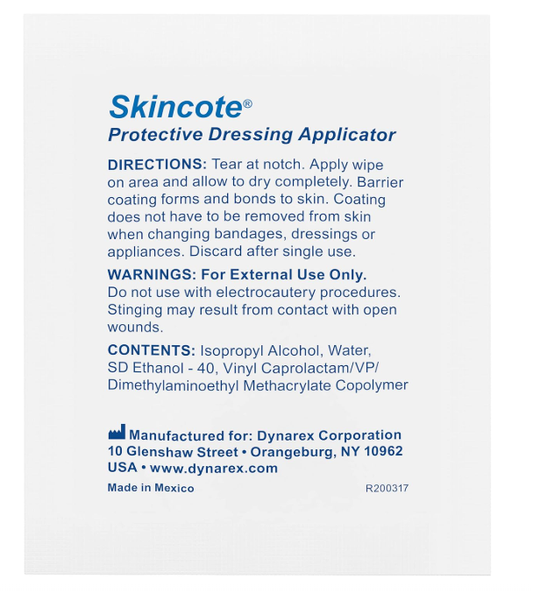 Dynarex Skincote Protective Dressing Applicator, 50ea/bx, 20bxs/case (1000 Count)