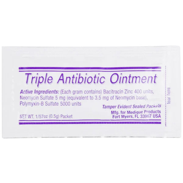 Triple Antibiotic Ointment 0.5 gm Unitized