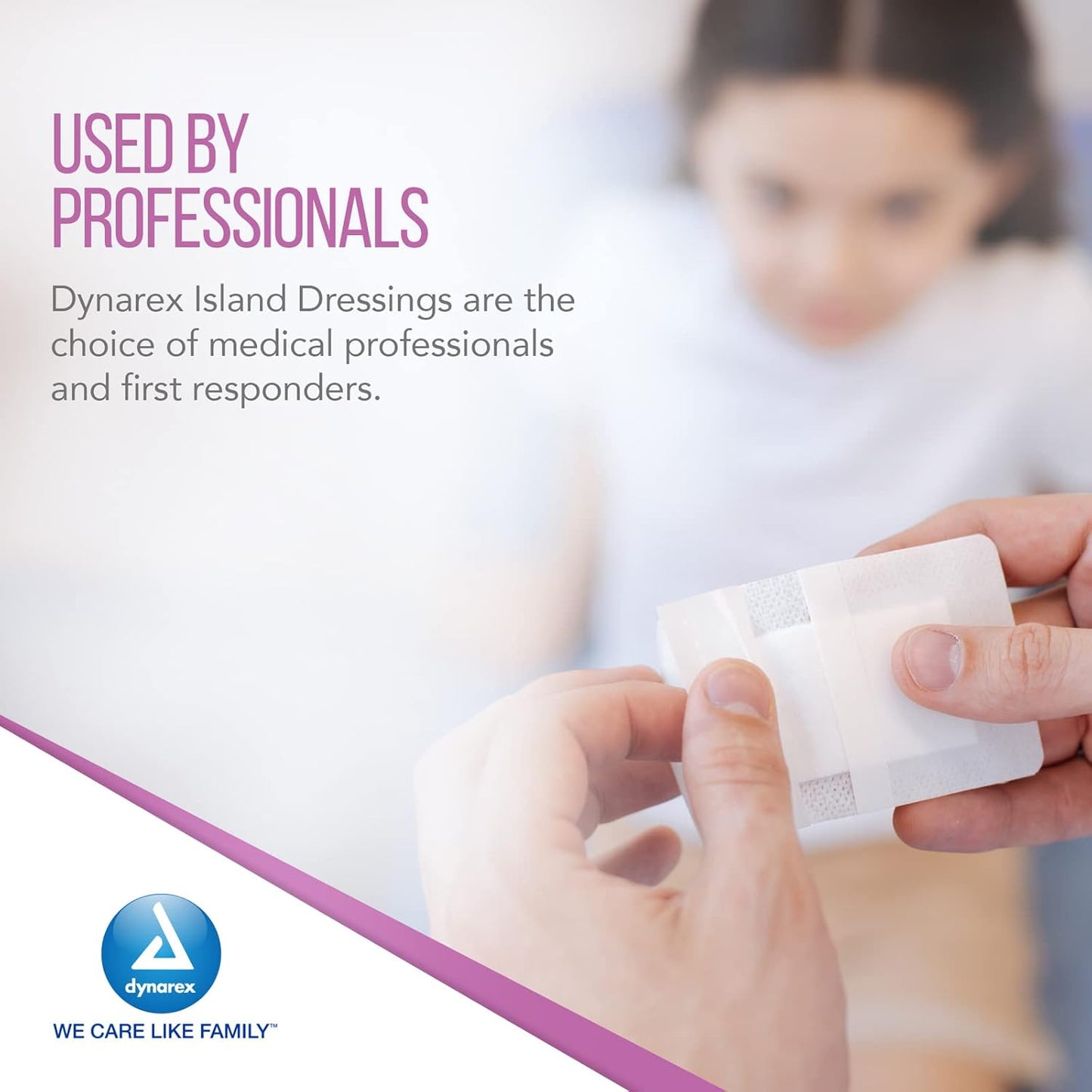 Dynarex Island Dressing Sterile, 6" x 6" - 25ea/bx 6bxs/cs (150 Count)