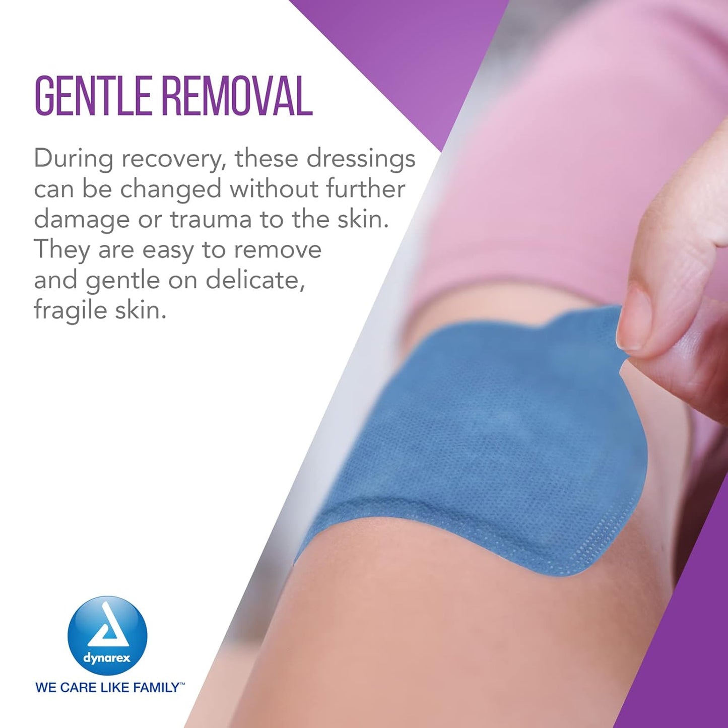 Dynarex DynaSorb - Super Absorbent Dressing, Self-Adhering, 10ea/bx, 12bxs/cs (120 Count)