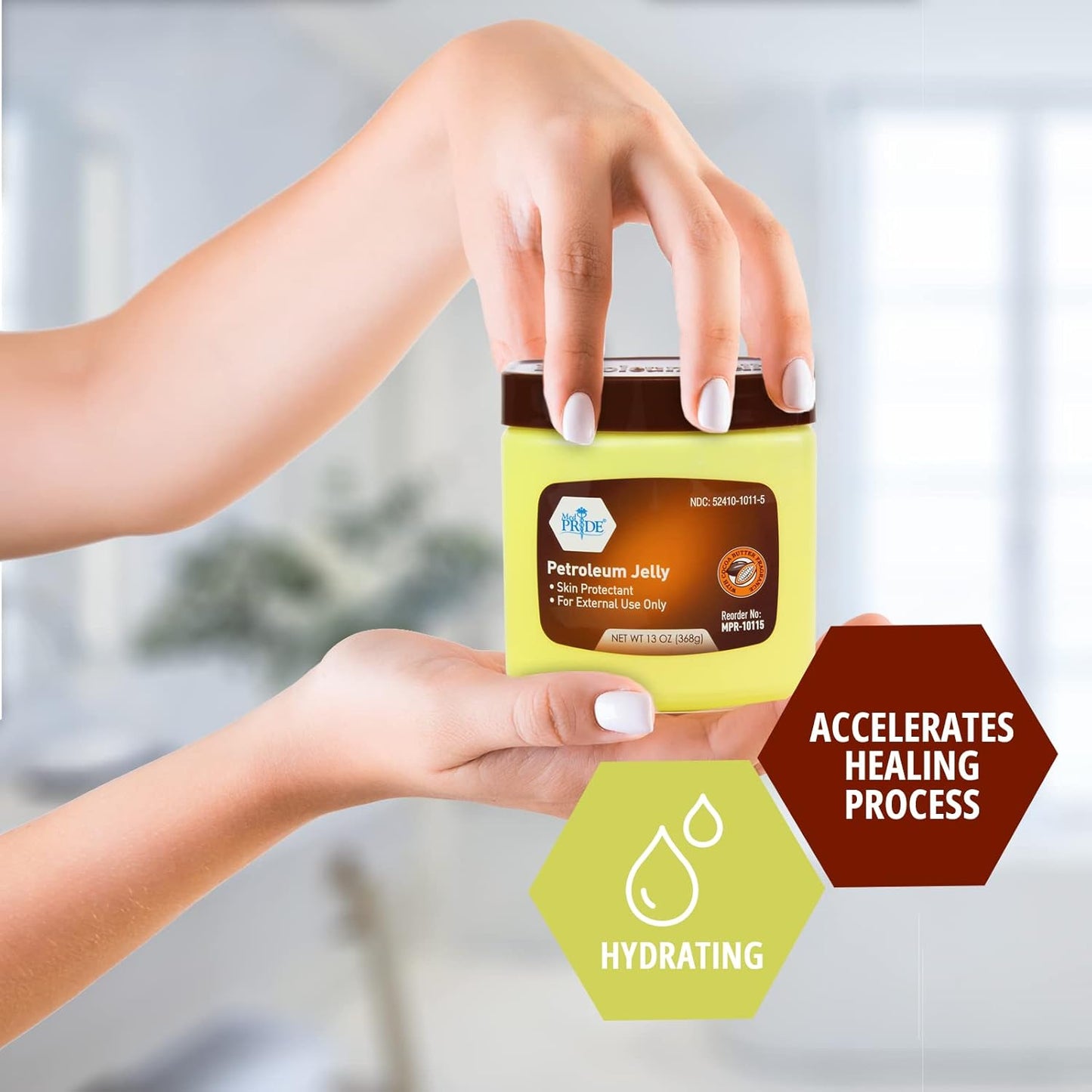 MedPride Petroleum Jelly - Cocoa Butter - 13 oz - 24/cs.