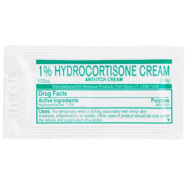 Hydrocortisone Cream 1% 0.9 gm Unitized