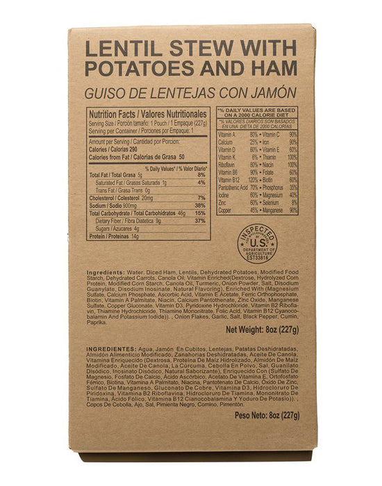 MRE Meals – Standard Variety with Heaters