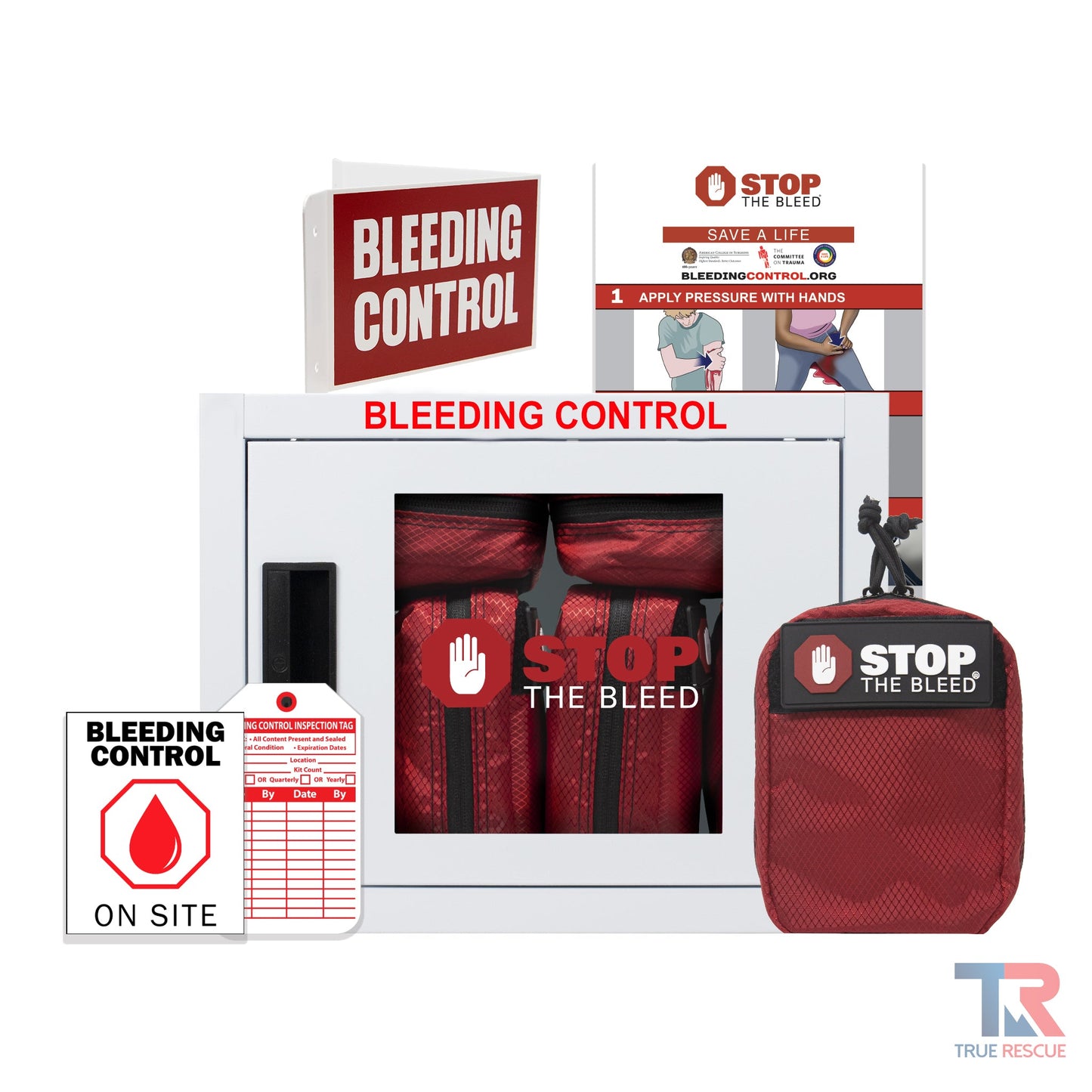 STOP THE BLEED Package - California AB 2260 Compliant (6 Kits)