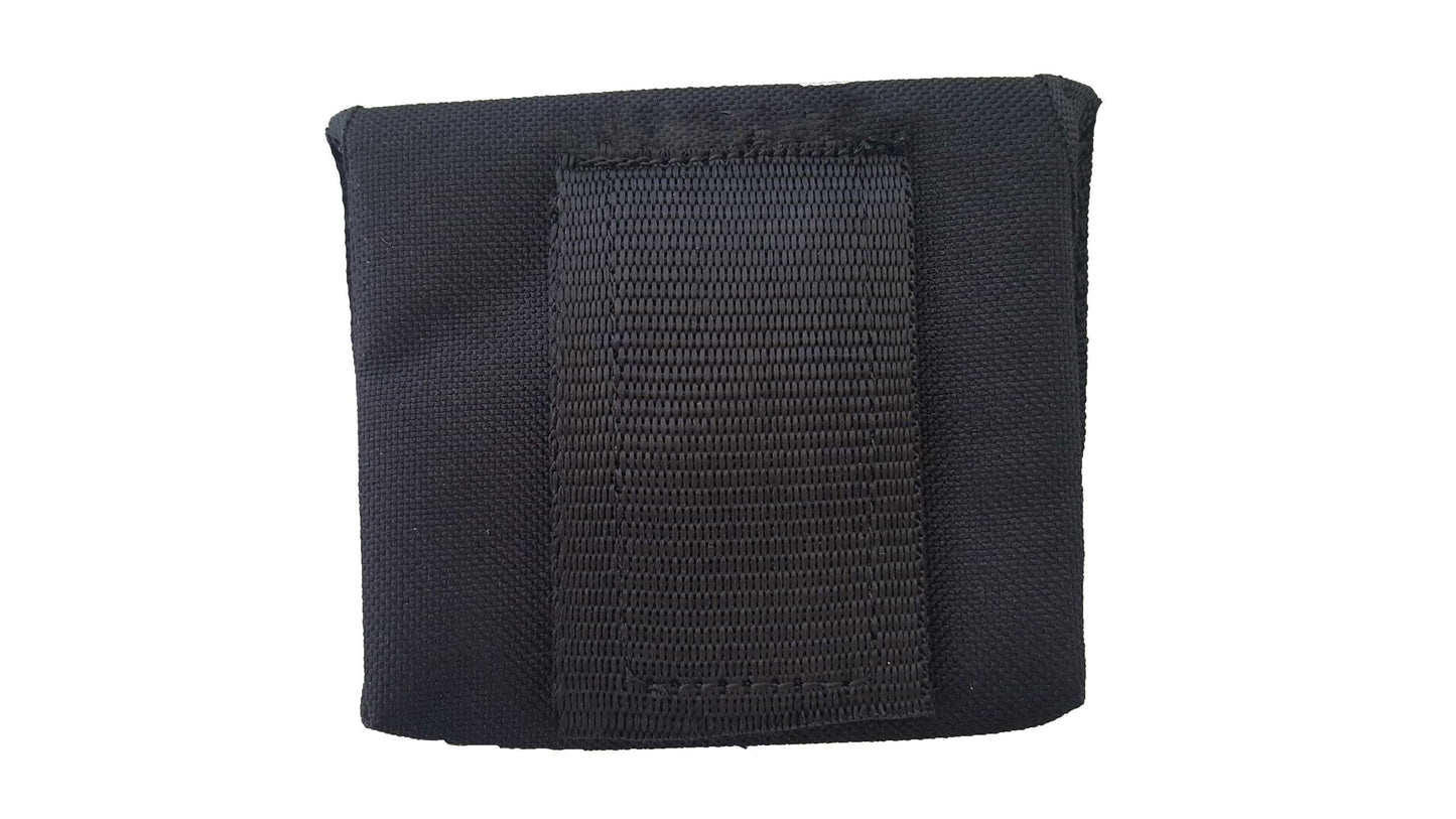 LINE2design Firefighter EMS EMT Paramedic Latex-Nitrile Gloves Pouch Nylon Holds 6 Glove Pairs - Black