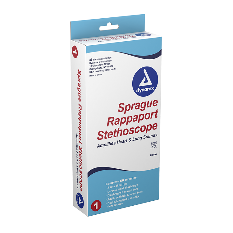 Dynarex Sprague Rappaport Stethoscope - 20ea/cs (20 Count)