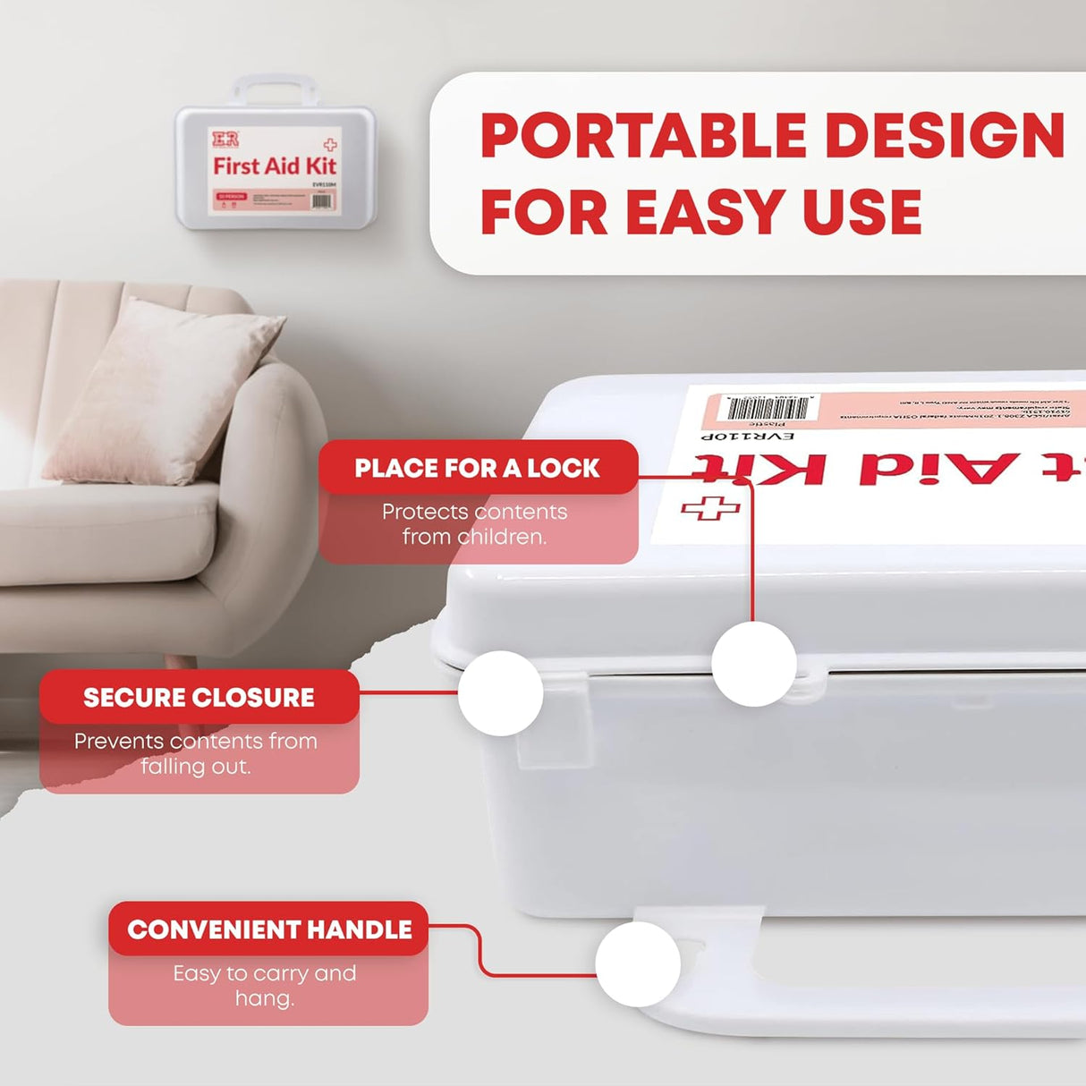 10 Person First Aid Kit – Type III, ANSI A, OSHA Compliant