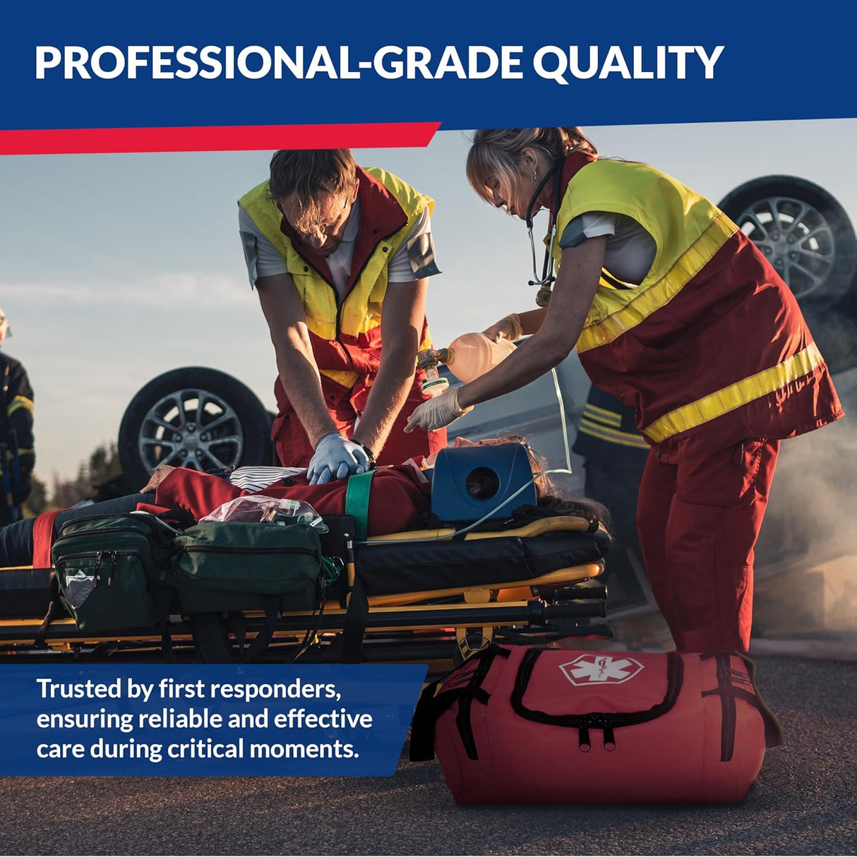 Fully Stocked First Responder Trauma Kit