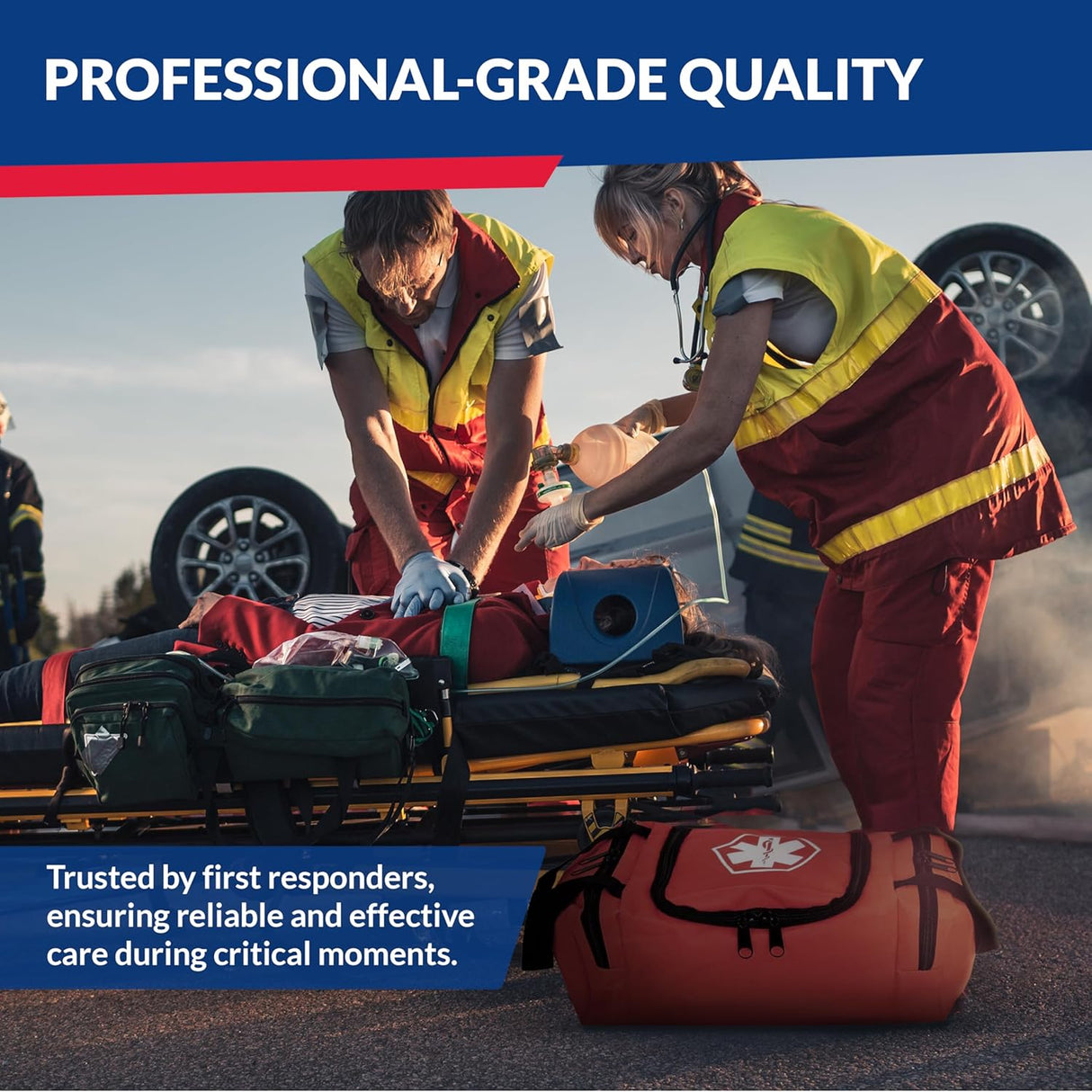 Fully Stocked First Responder Trauma Kit