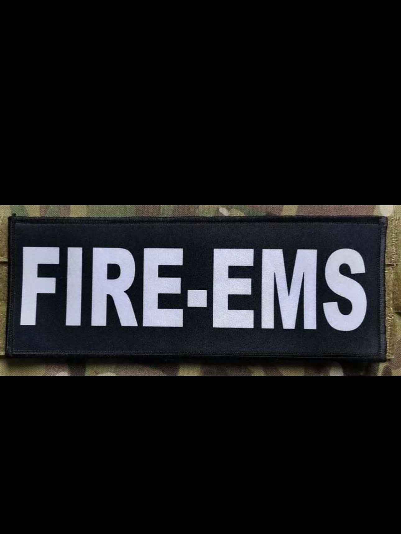FIRE-EMS Patch (3” x 10”) Hook and Loop