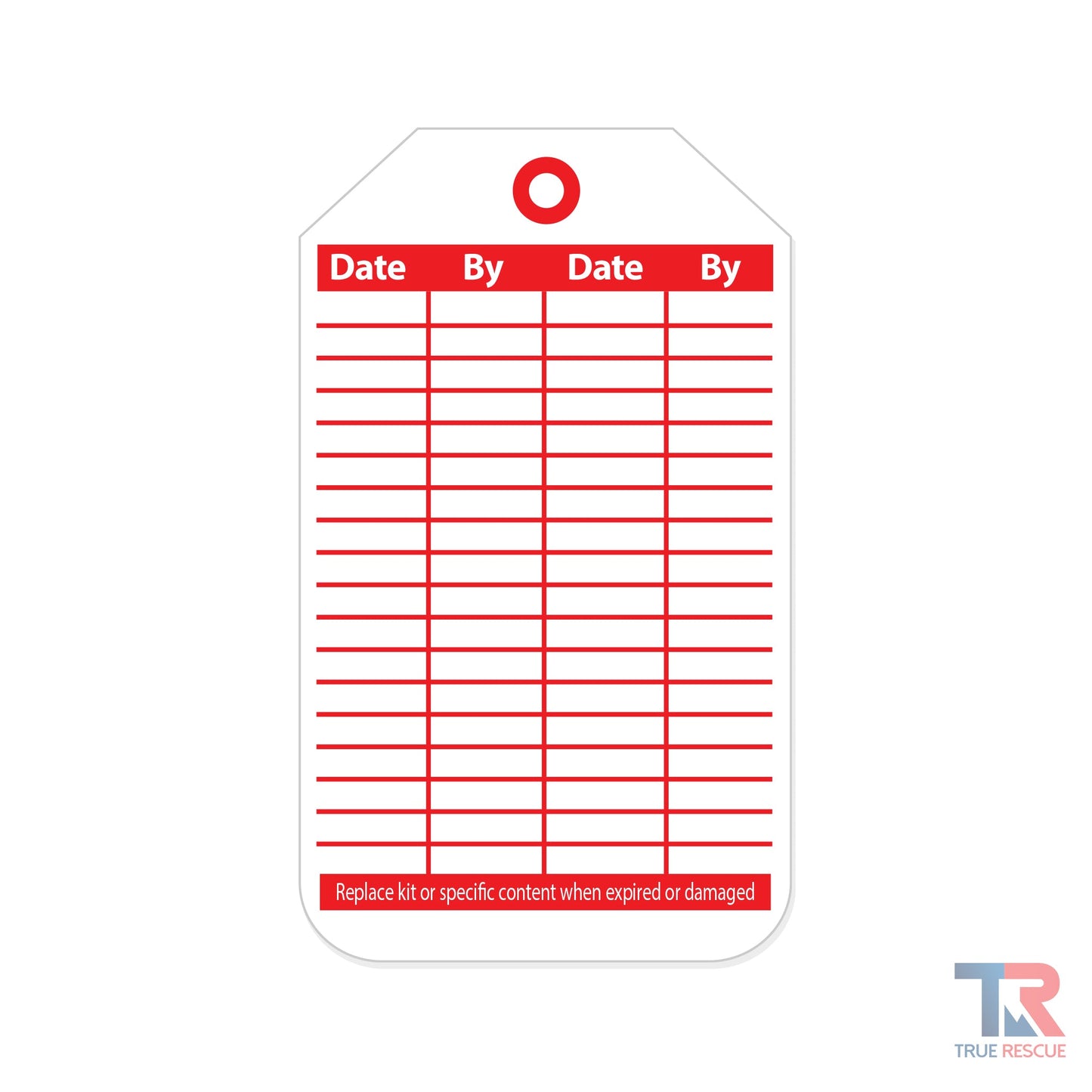 Bleeding Control Inspection Tag