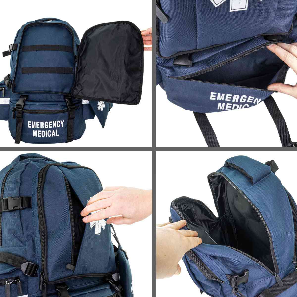 LINE2design Emergency Medical Backpack Trauma First Aid Kit